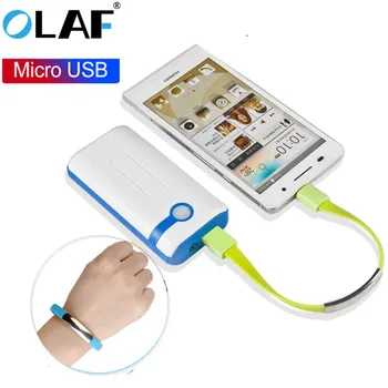 

OLAF Bracelet cable USB Charger Cable Charging Data Cord For Samsung s6 s7 edge Xiaomi redmi 5 Plus 6 Bracelet cables Micro USB