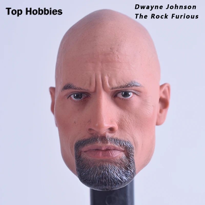 Игрушки Хобби фигурки героев масштаб 1/6 аксессуары Dwayne Johnson рок голова Лепка