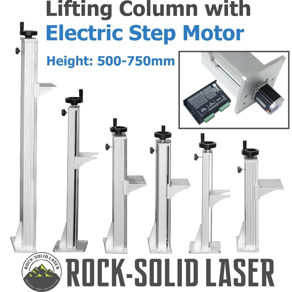 

Lifting Stand With Electric Step Motor Laser Marking Machine Column Pillar Stroke 500-750mm Marker Engraving Parts Wholesale