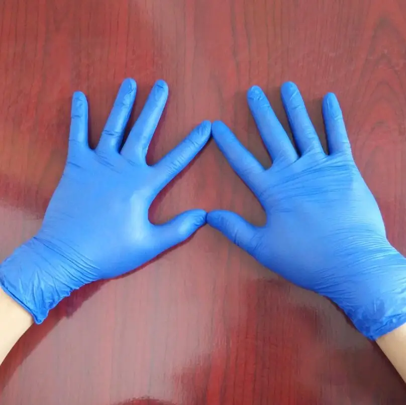 100 шт. одноразовые перчатки нитриловые перчатки для домашней уборки одноразовые перчатки, пищевое качество перчатки, которые можно использовать в нескольких