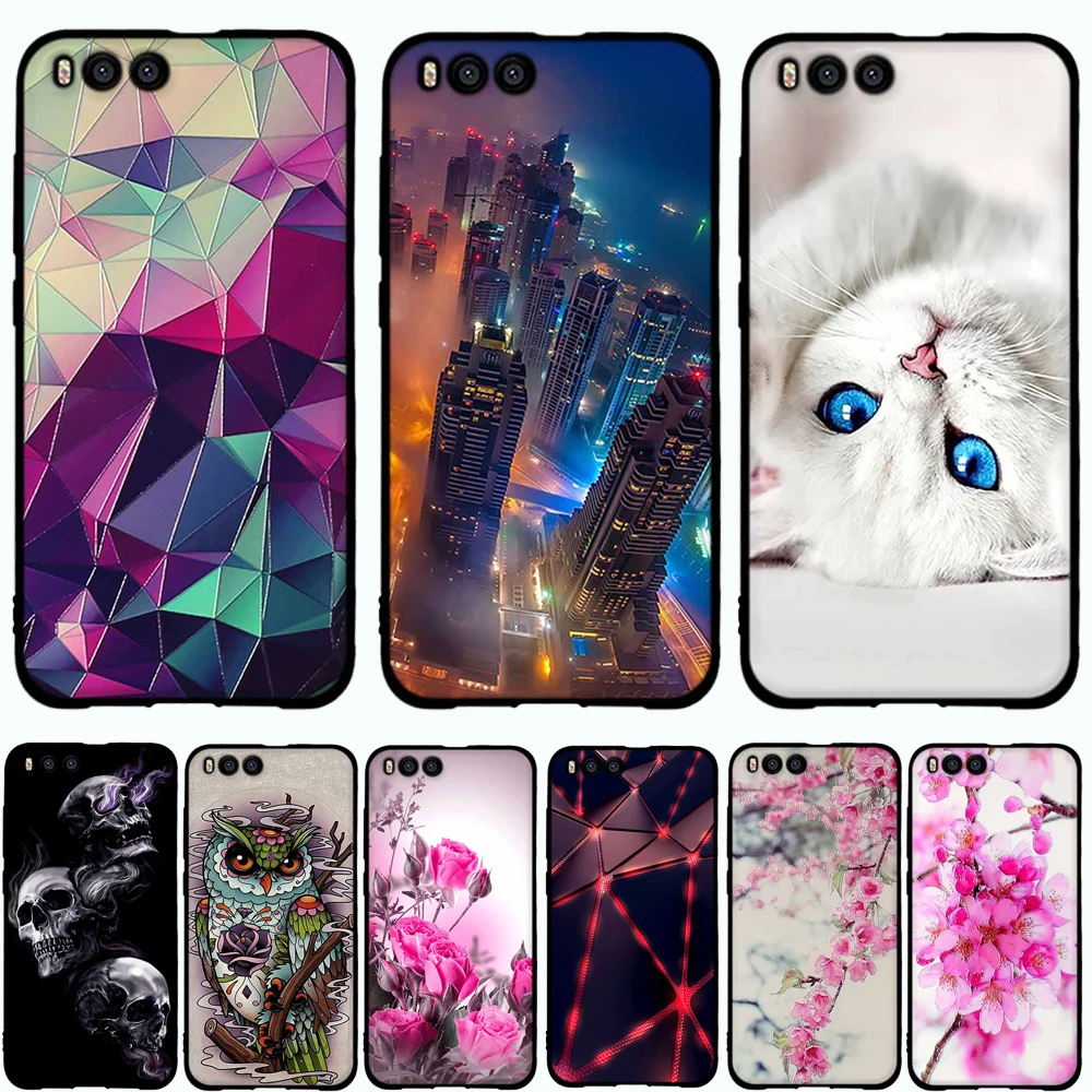 

Phone Cases For xiaomi mi 6 case Case Silicone Cover for xiaomi mi 6 M6 Cover Soft Cover 3D Coque For Xiaomi M 6 MI6 Phone Case