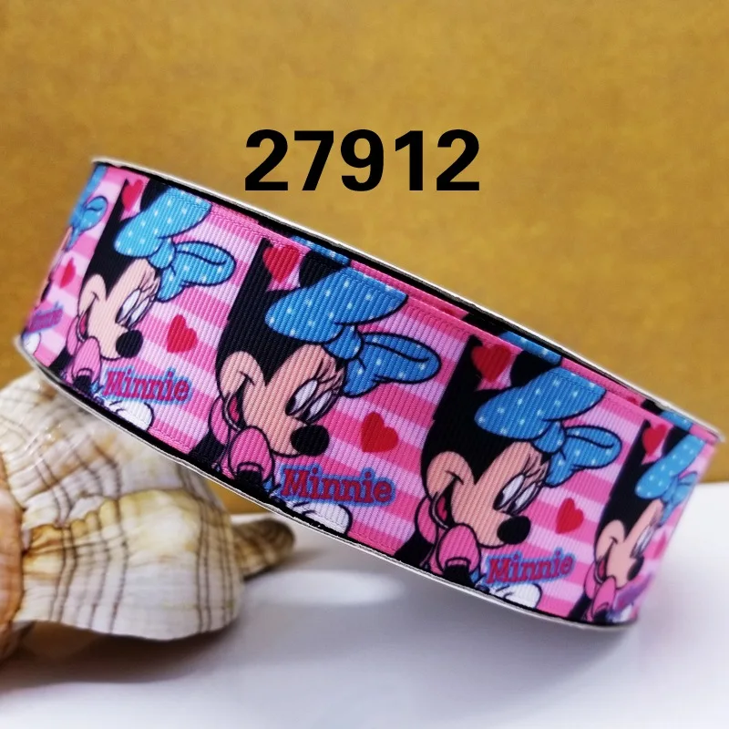 50 ярдов мультфильм напечатанный grosgrain ленты 27913 - Цвет: 27912