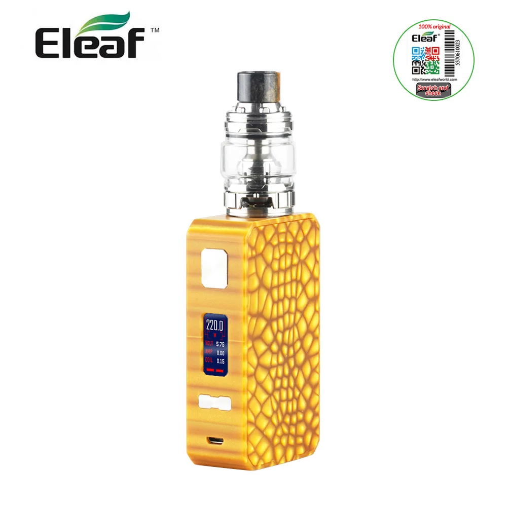 Original Eleaf Saurobox with ELLO Duro kit 6.5ml Capacity