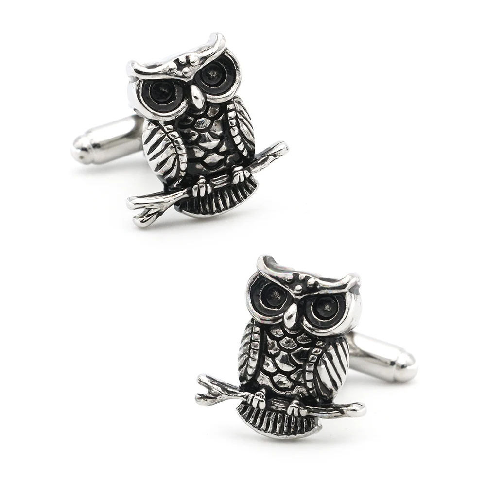 iGame New Arrival Cuff Links Vintage Owl Design Quality Brass Material Fashion Cufflinks Free Shipping | Украшения и аксессуары