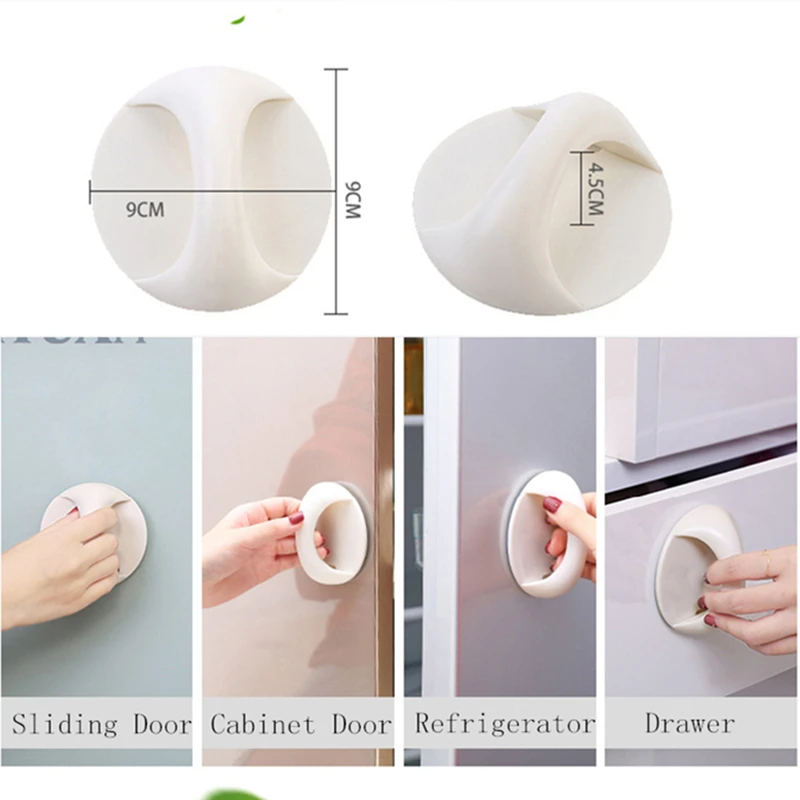 

Multifunction Adhesive Door Handles Wall Mounted Drawer Cabinet Kitchen Glass Doors Strong Adhesive Door Handle Hardware Tools