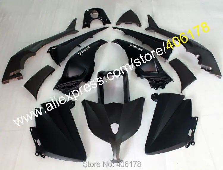 Для Yamaha TMAX 530 2012 2013 2014 T-MAX TMAX530 матовый черный спортивный велосипед ABS обтекатель