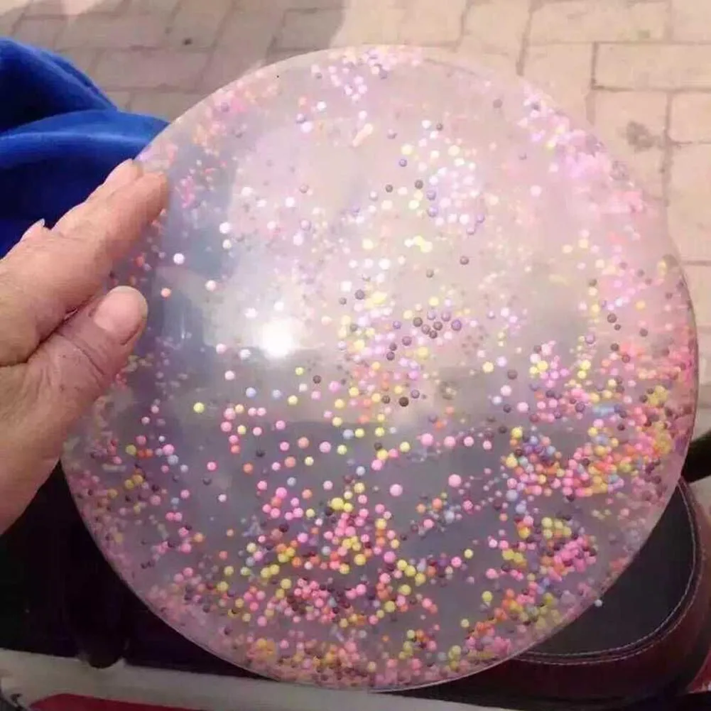 New 5pcs 12inch Transparent Balloons Magic Foam Latex balloons Pearl