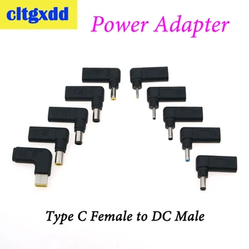 

USB 3.1 Type C Female to DC 5.5 x 2.5 2.1 4.5*3.0 4.*1.7 7.4*5.0mm Power Charge Plug Converter for Lenovo HP DELL Laptop