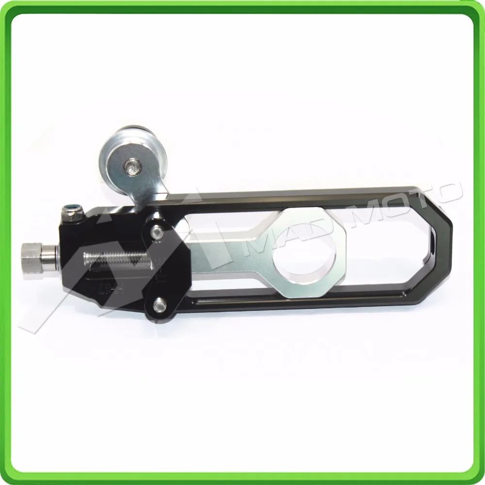 Motorcycle Chain Tensioner Adjuster with bobbin fit for BMW HP4 2012-2014,S1000R 2014-2017,S1000RR 2010-2017 Black & Silver (12)
