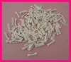 50PCS 2.0cm 3.0cm 3.6cm white plastic brooches pin backs black plain safety pins for DIY Badge Handmade material jewelry finding ► Photo 3/6