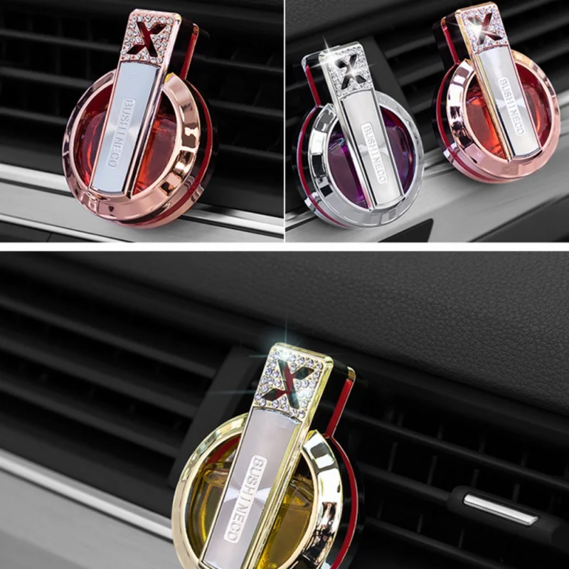 Car Fragrance Diffuser Essential Oil Vent Clip Air Freshener Portable Aromatherapy Car Perfume Solid Fragrance Diffuser