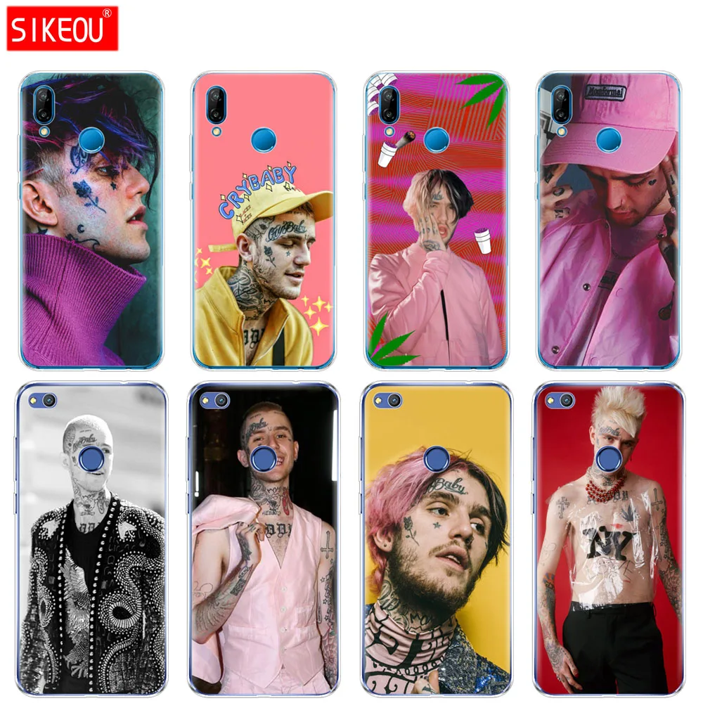 

Silicone Cover Phone Case For Huawei P20 P7 P8 P9 P10 Lite Plus Pro 2017 p smart 2018 Lil Peep