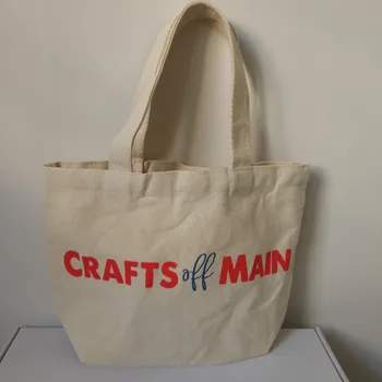 

Wholesale 500pcs/lot 20Hx30x10cm Eco Natural Cotton Canvas Shopping Bag Large Capacity Organic Cotton Fabric Tote Bag for Gift