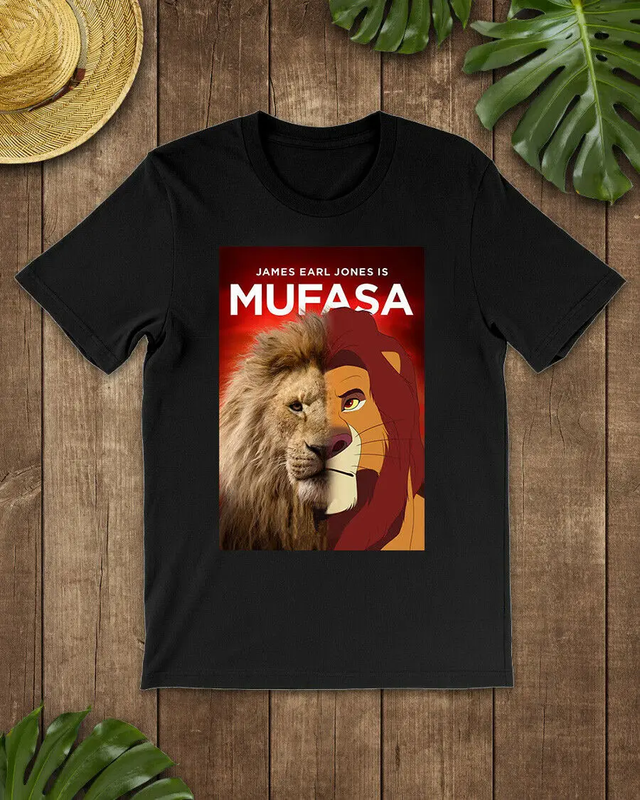 

James Earl Jones Mufasa The Lion King T-Shirt Black-Navy Men-Women-Youth