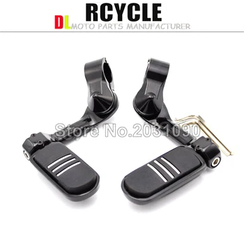 

1 1/4" Long Angled Streamline Highway Engine Guard Foot Peg For Harley Davidson