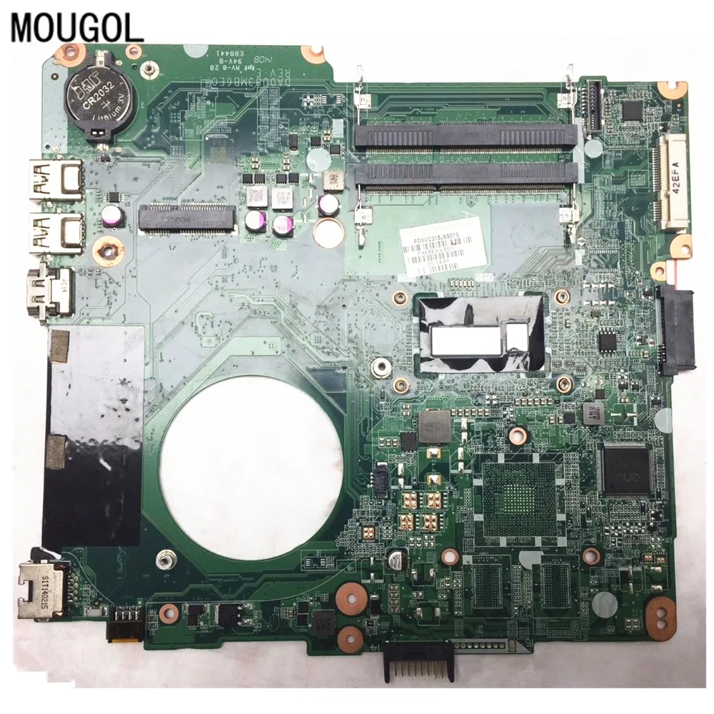 Mougol+ качественная материнская плата для 15-N Материнская плата ноутбука 732086-001 732086-501 DA0U83MB6E0 I5-4200U тестирование