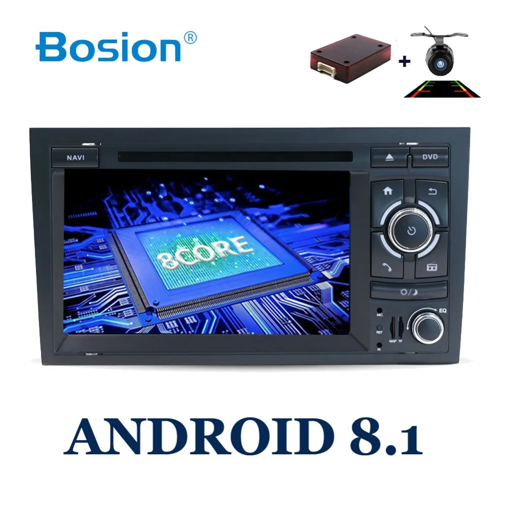 

8 Core 2 din Android 8.1 Car DVD CD player GPS Navigation for Audi A4 GPS (2003-2008) Audi S4/RS4/8E/8F/B9/B7 Autoradio Stereo