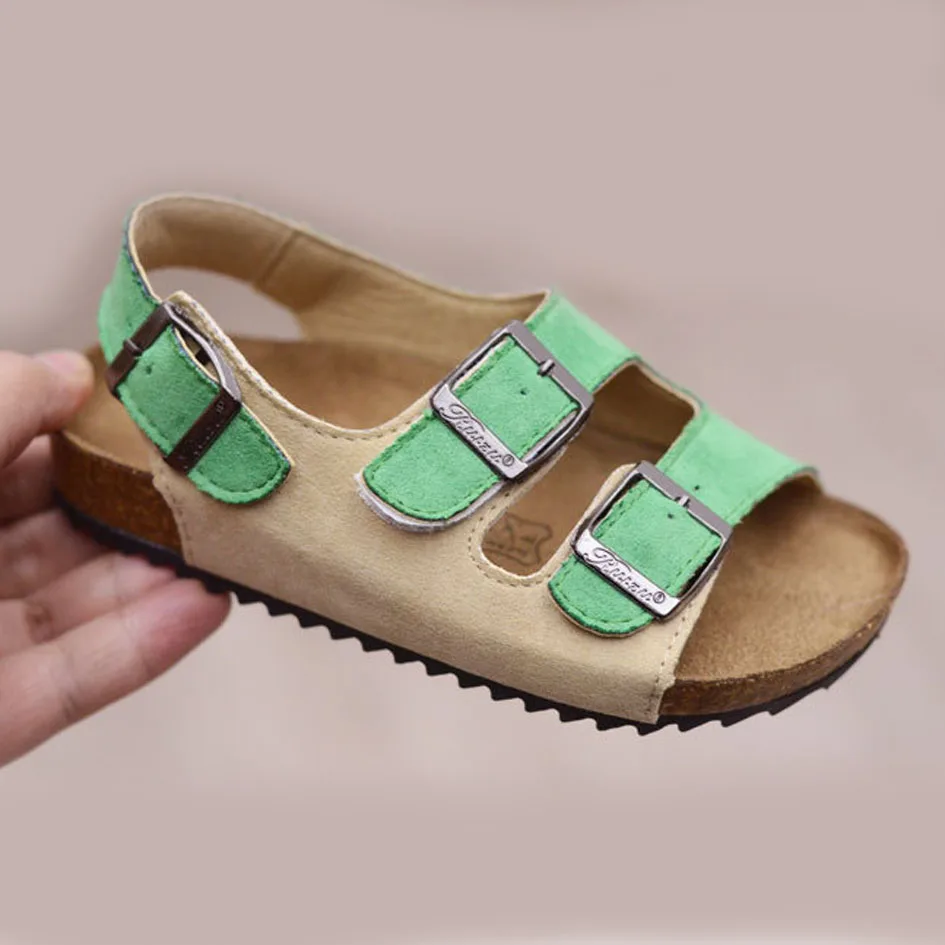 2017 Summer Fashion Toddler Girls Cork Sole Sandals