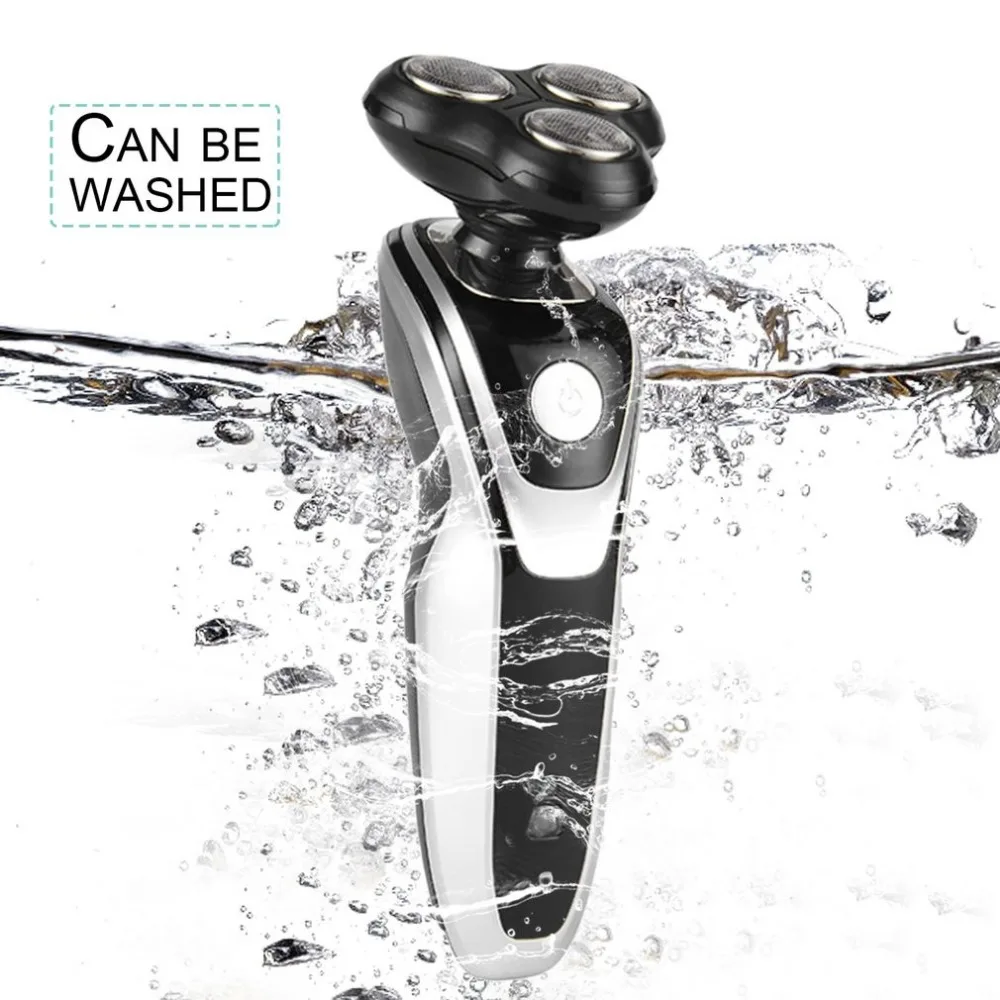

3D Floating Heads Waterproof Electric Shaver Wet & Dry Rotary Shavers for Men Electric Shaving Razors with Pop-up Trimmer