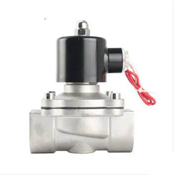 

2W160-15B 1/2'' DC 24V stainless steel 304 Electric solenoid valve,DN15 ss304 magnetic valve for air water oil 1/2 inch