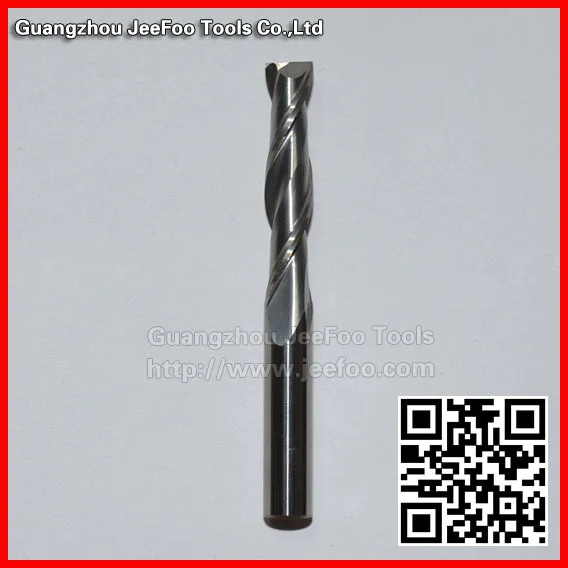 

6*28mm Two Flutes Carbide Mill Spiral Cutter Wood CNC Router Bits Cutting Tools for CNC Machine Engraving