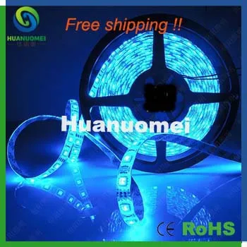 50 м/лот IP20/IP65 водонепроницаемая 300 Светодиодная лента 5050 SMD 60LED s/m Гибкая полоса
