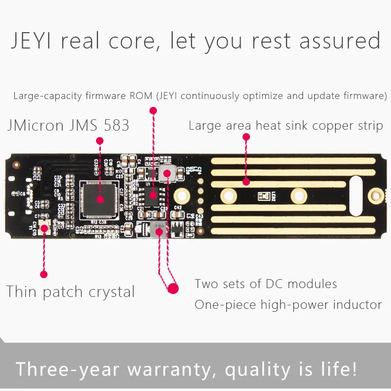 JEYI iceshark i9 HDD корпус мобильного коробка-чехол на HDD NVME алюминиевый тип C3.1 JMS583 М. 2 USB3.1 M.2 PCIE SSD U.2 M.2 PCI-E