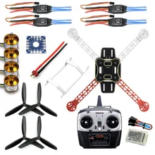 F330 multicopter quadro airframe chama roda kit rtf montado com 8ch transmissor receptor sem adaptador de bateria