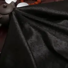 120 см* 100 см черная парча с изображением дракона жаккардовая шелковая ткань супер мягкая Античная парча ткань костюм одежда