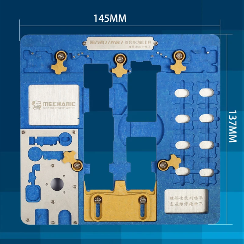 Монтажная плата PCB Держатель джиг приспособление для iPhone XR/8 P/8/7 P/7/6SP/6 S/SE/6 P/6/5S/5 материнская плата A7-A12 NAND PCIE телефон инструменты для ремонта