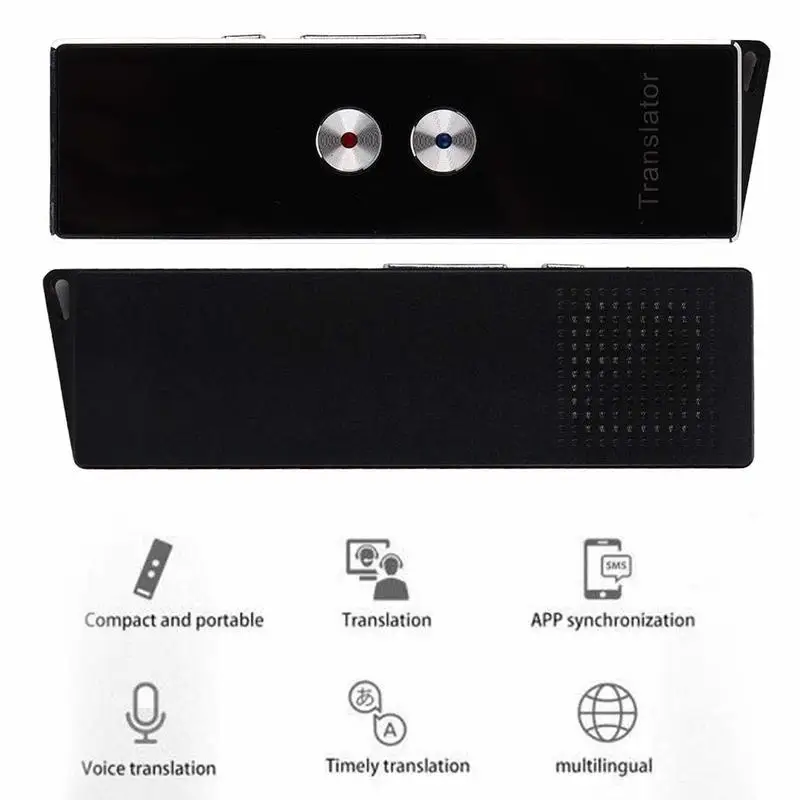 Универсальный Портативный X9 Pro Smart поддержка 70 + язык s Английский двухстороннее