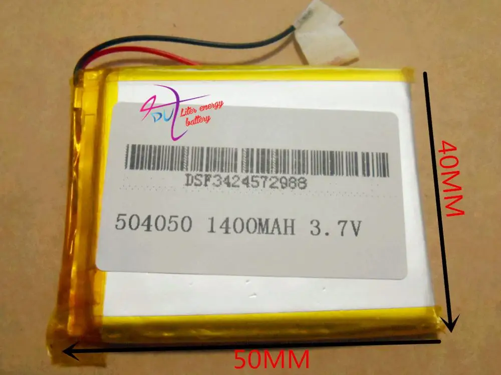 

best battery brand 3.7V 1400mAh lithium polymer battery 504050 MP3 MP4 navigation instruments small toys and other products Univ