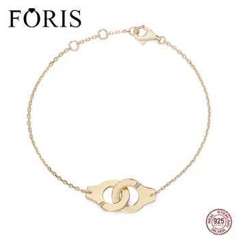 

FORIS Fashion Brand Jewelry Unique Style Handcuffs Bracelet For Friends Gift Best Selling PB004