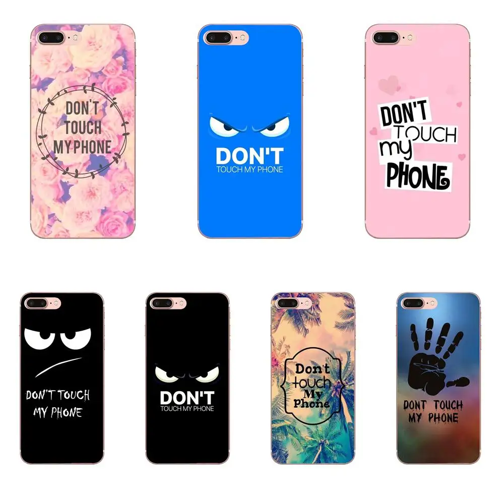 

TPU Protective Cover Case Do Not Touch My Attractive For Xiaomi Redmi Note 2 3 3S 4 4A 4X 5 5A 6 6A Pro Plus