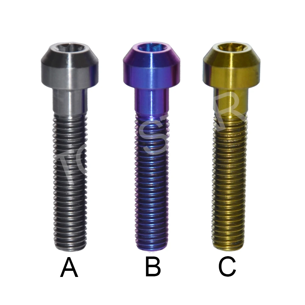 Button head Titanium bolts for Motorcycle M8X40mm Grade5 Titanium alloy