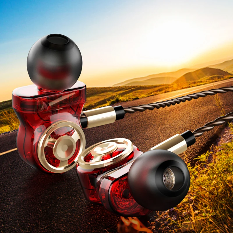 Оригинальные наушники QKZ CK10 6 динамическая система драйвера колонки HIFI бас
