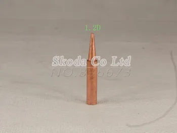 

Wholesale 10pcs/lot Pure copper soldering iron tip 900M-T-1.2D High welding sting for electric soldering iron