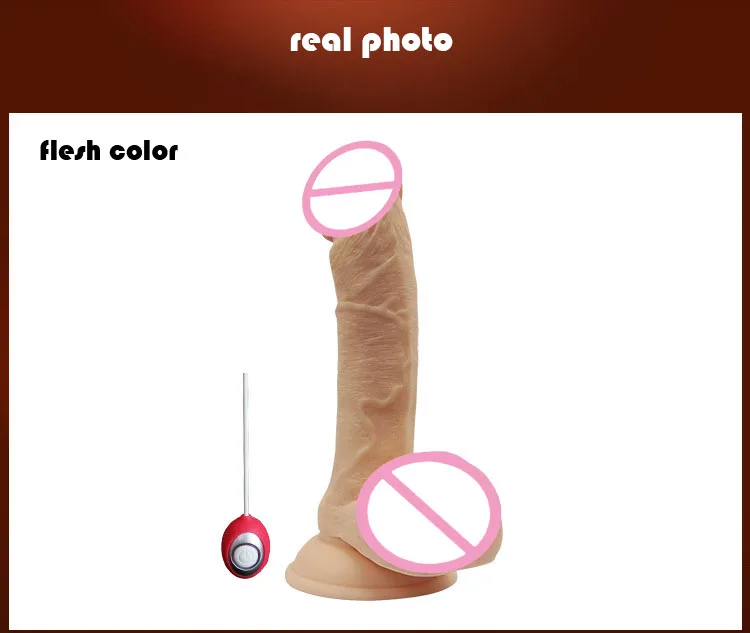 Realistic dildo vibrator suction cup dildo swing vibration female Masturbation clitoris vibrator wand massager sex toy for women