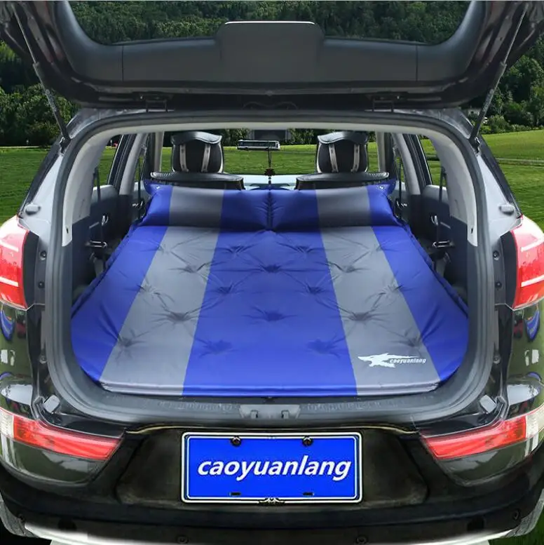 

SUV Car Inflatable Mattress - Seat Travel Bed Air Mattress With Air Pump Outdoor Camping Moisture-proof Pad