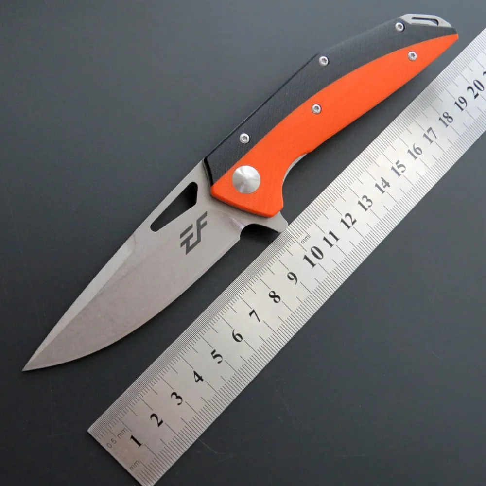 

New arrived EF42 folding knife D2 blade ball bearing + G10 handle outdoor hunting camping fruit knife EDC tool pocket