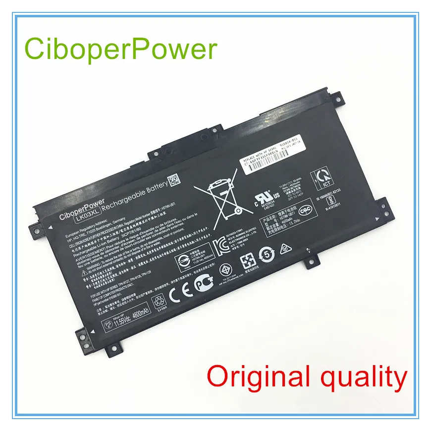 Оригинальный LK03XL Батарея для 17M 15m bp012dx HSTNN UB7I LB7U 916368 421 TPN W127 W128 W129 541|Аккумуляторы