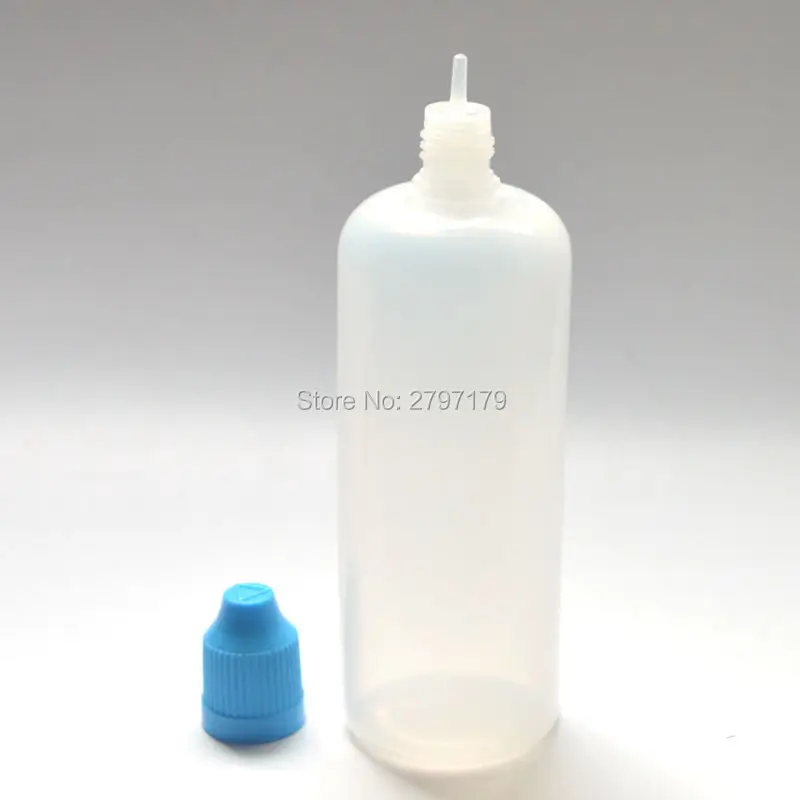 

1pcs Empty 120ml Soft PE Plastic Dropper Bottles with Childproof Cap for E Liquid Needle Bottle Free Shipping