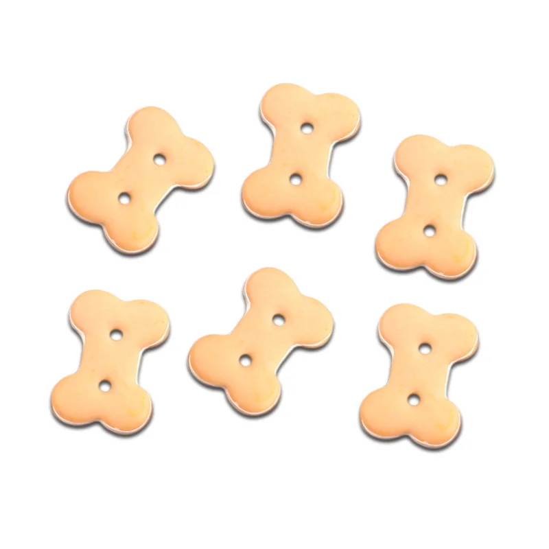 

LF 20Pcs Resin Bone Cookies Decoration Craft Flatback Cabochon Embellishments For Scrapbooking Cute Diy Accessories