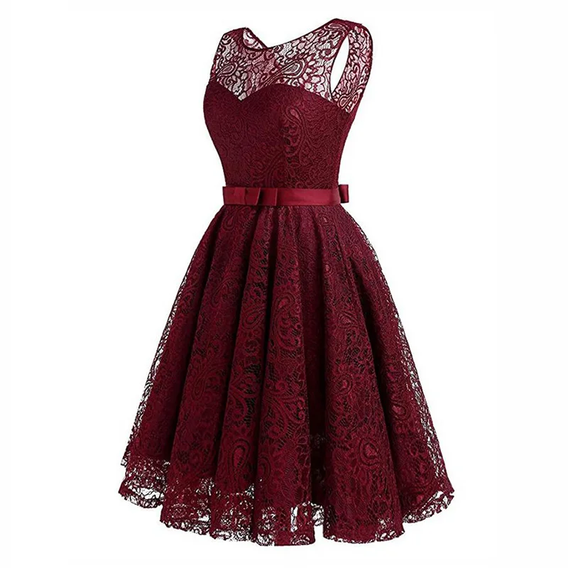 Kostlich Lace Summer Dress Women 2017 Sleeveless Lace Hollow Out Sexy Evening Party Dresses Bet Tunic 50s Hepburn Dress Sundress (11)
