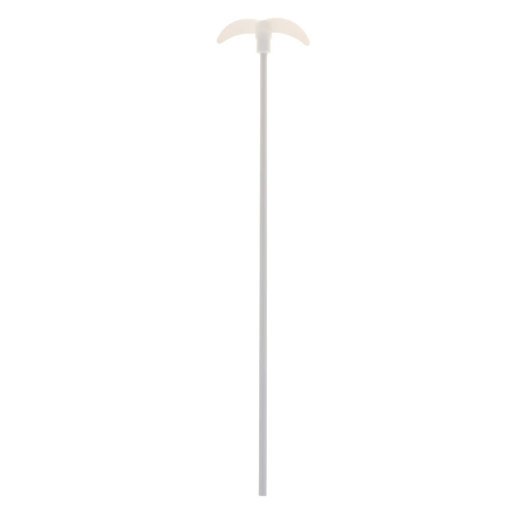 400 mm PTFE Stirring Rod Overhead Stirrer Mixer Shaft w/ 90 mm Dia Foldable Paddle - Lab Flask Utensils Accs