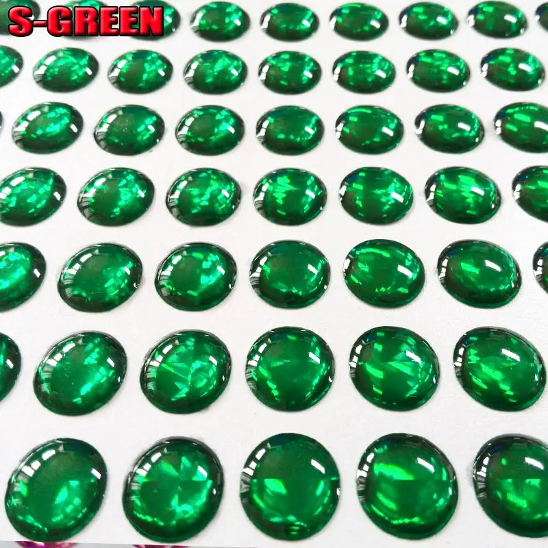 

2019HOT artificial 3d fishing lure eyes quantity:800pcs/lot solid color: green