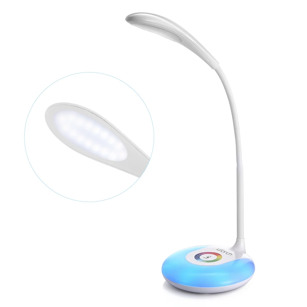 

16pcs High Quality Table Lamp LED Brightness Adjustable Flexible Rechargeable Eye Lamp Desk Lampara Recargable for Reading Study