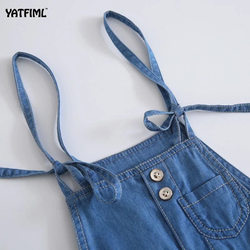 YATFIML/детские штаны джинсовый комбинезон с рисунком для нагрудник для девочки джинсы джинсовые комбинезоны Детский комбинезон для девочек
