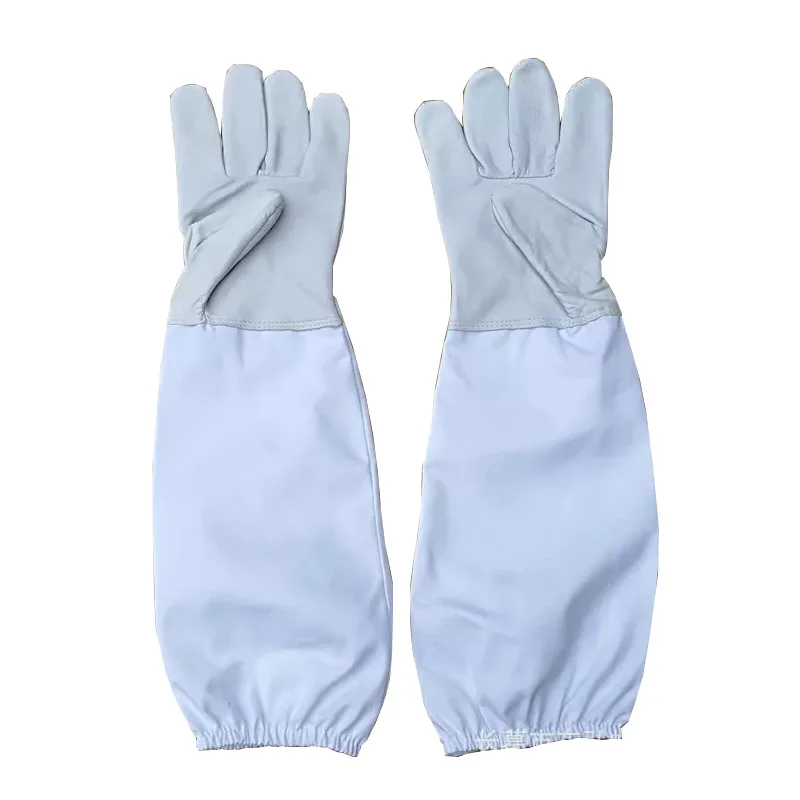 Beekeeper Gloves Beekeeping Tools Beekeeping Accessories Beekeeping Sheepskin Gloves 1 Pair For Professional Apiculture