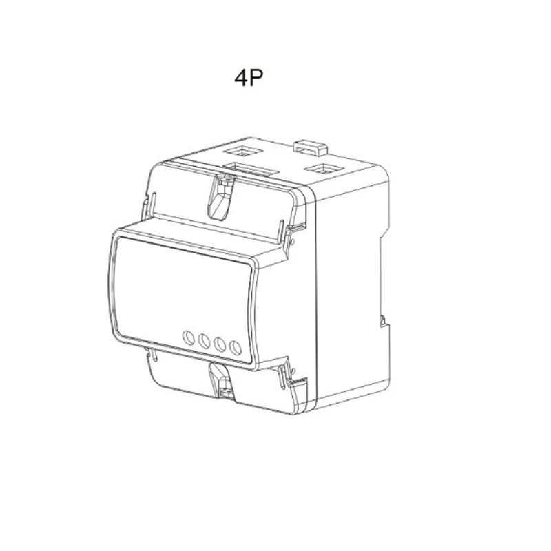 Однофазный многофазный измеритель мощности lcd DIN монтаж кВт, A, V, Гц активная мощность, реактивная мощность, коэффициент мощности